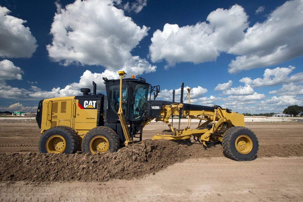 grader, mining vehicle, cat, caterpillar, 120m, construction machinery, earthmoving, hydraulics, heavy, technology, construction work, cancellation, stone, palette, road, construction site, building, grader, pet, animal, grader, grader, grader, grader